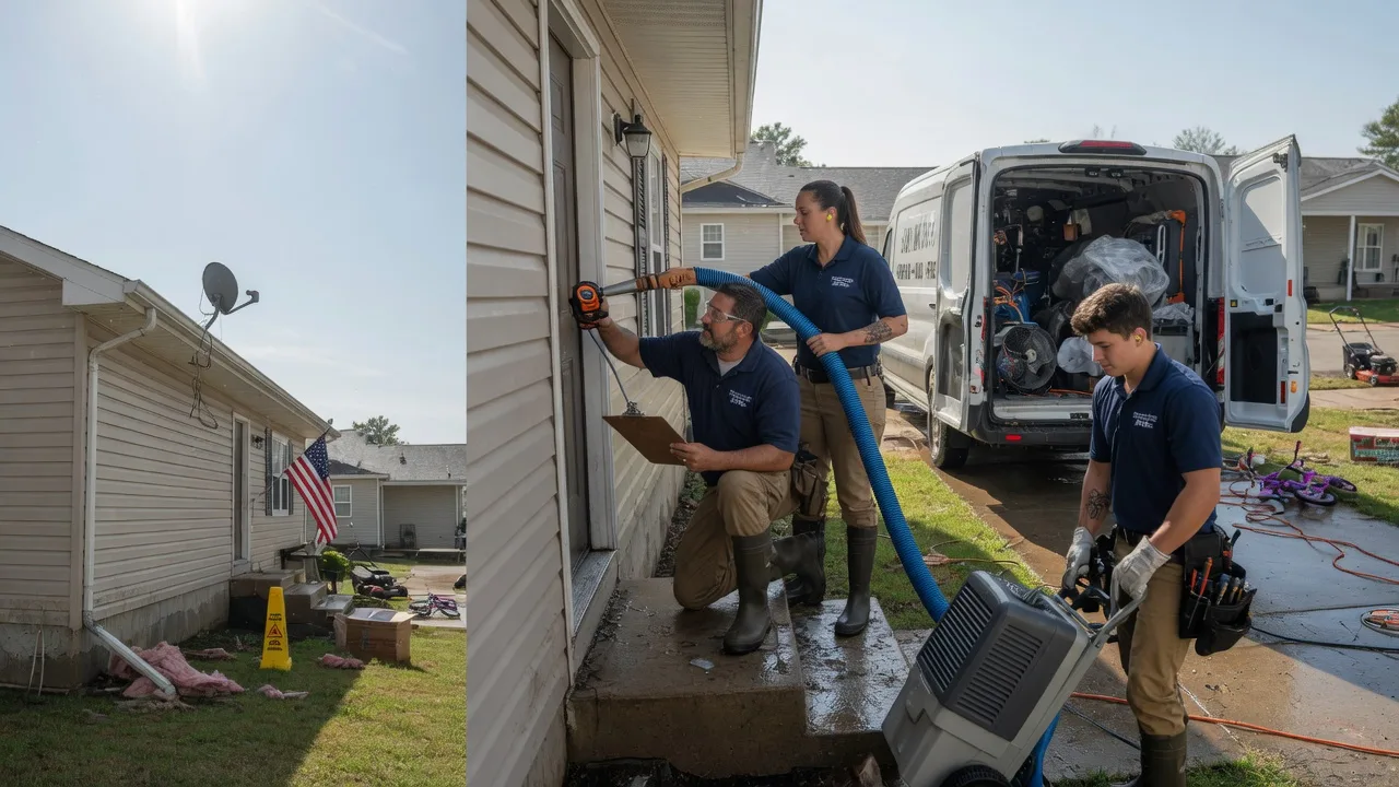 Ceiling Water Damage Restoration in Mclemoresville, TN near me